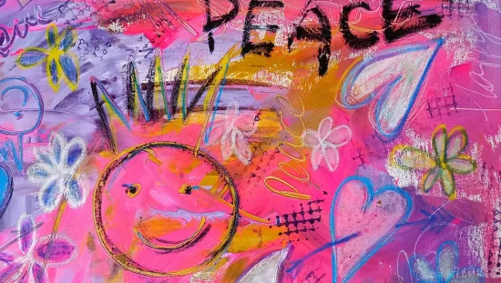 Abstract Graffiti PEACE