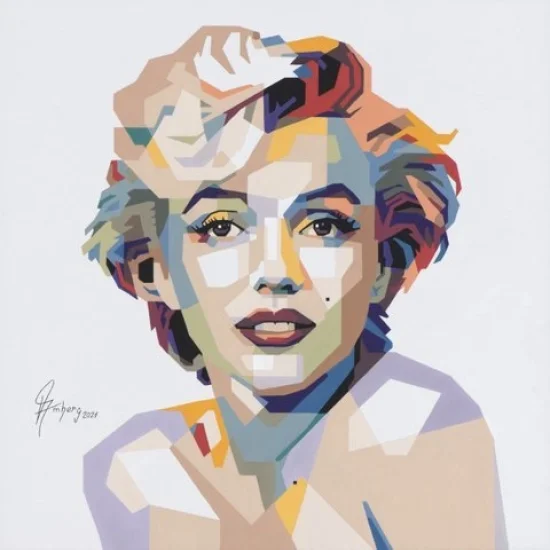 Geometrical Marilyn (The timeless ones)