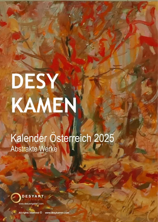 Publication Desy Kamen Kalender 2025 - Österreich - abstrakt